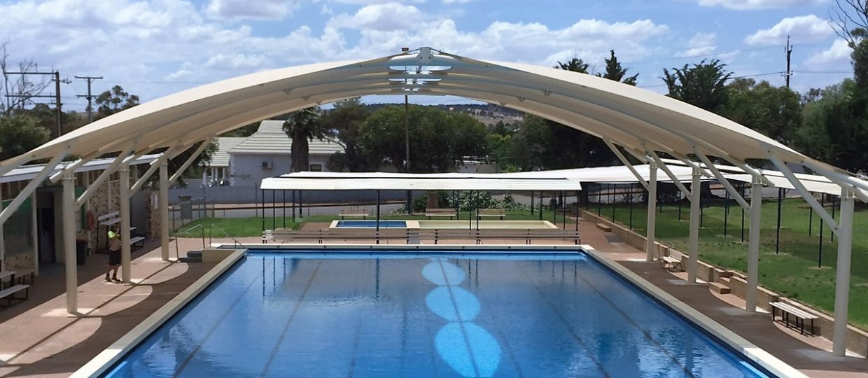 Swimming Pool Tensile Structure Manufacturer